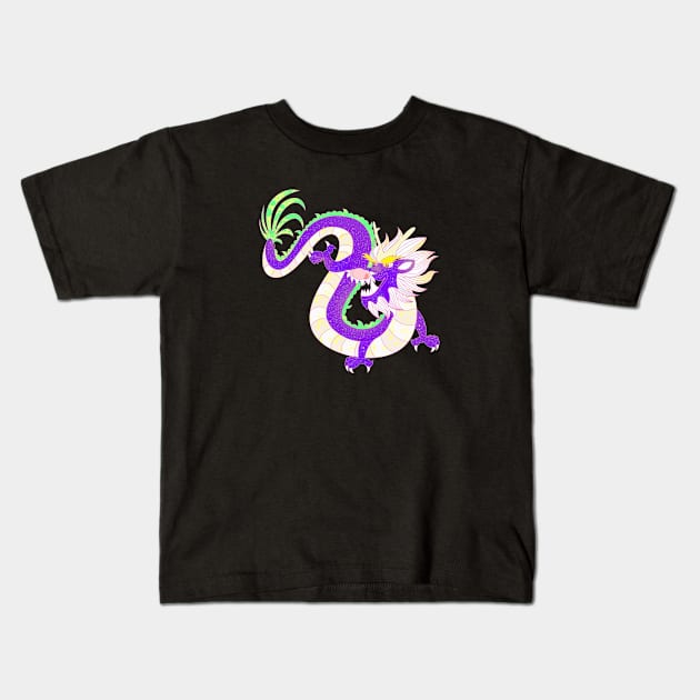 Dragon 1101 Kids T-Shirt by cutequokka